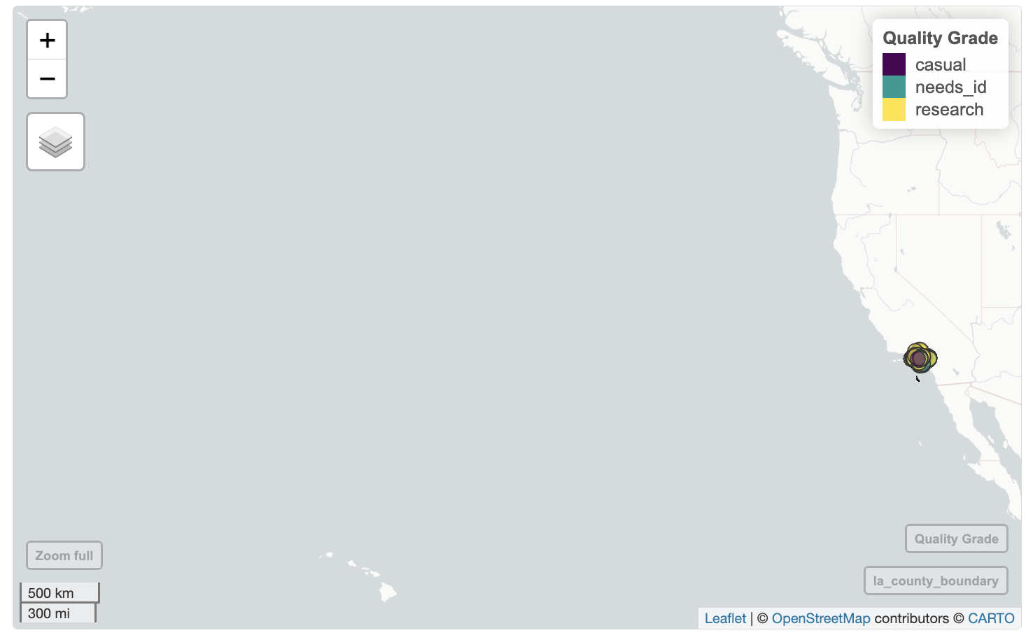 create interactive map and rename legend title